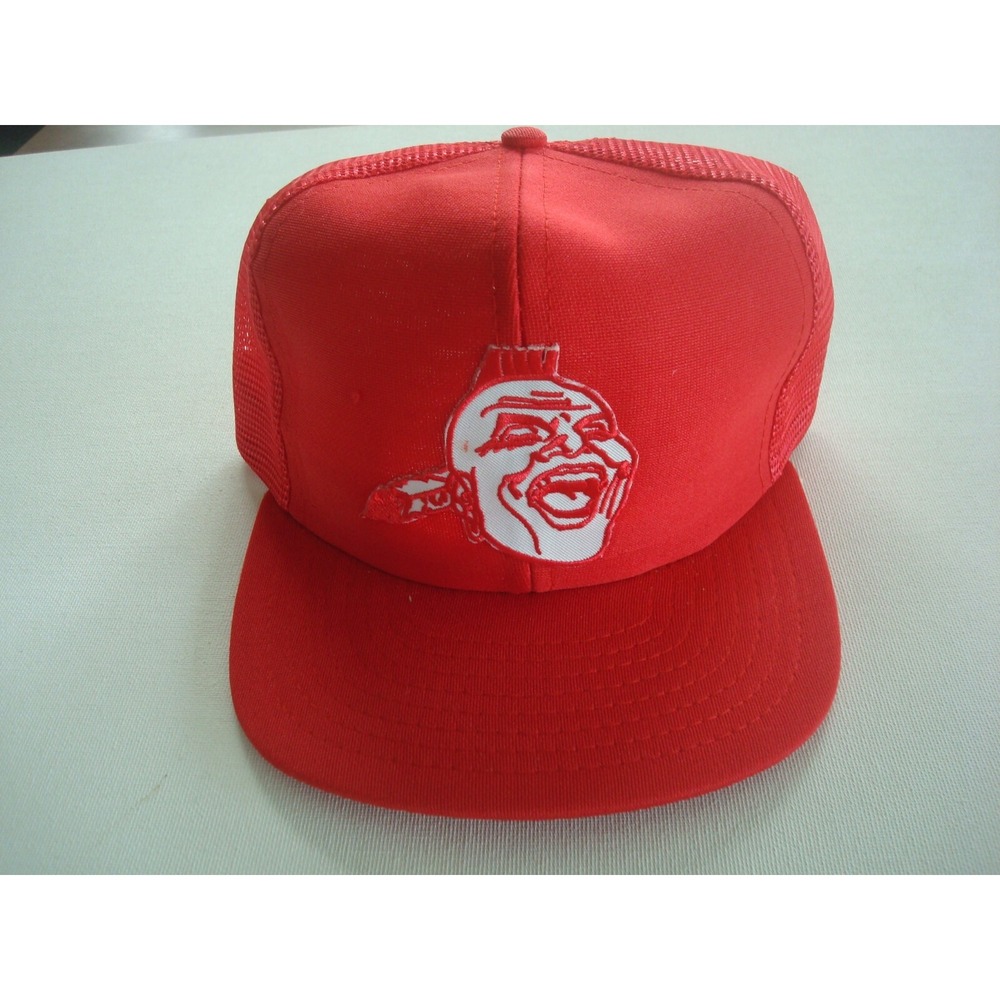 ATLANTA BRAVES DESIGNER HEADWEAR TRUCKER 80S 90S SNAPBACK HAT CAP VINTAGE S3